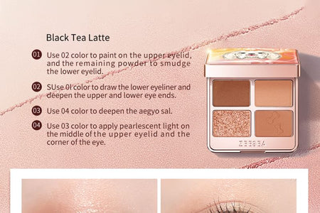 ZEESEA - Cure Puppy 4-Color Eyeshadow - P06, #P06 - 4.1g, 50 g, 6975852824668