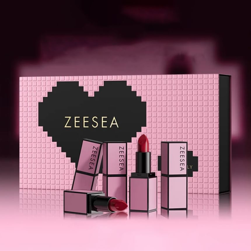 ZEESEA - Black Pink Mini Lipstick Gift Set, #Gift Set - 5pcs, 100 g, 6975852824941