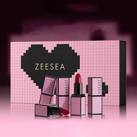 ZEESEA - Black Pink Mini Lipstick Gift Set, #Gift Set - 5pcs, 100 g, 6975852824941