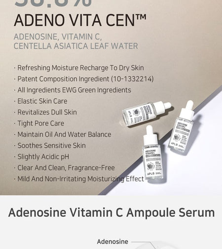 APLB - Adenosine Vitamin C Ampoule Serum, 40ml, 65 g, 8809874684093