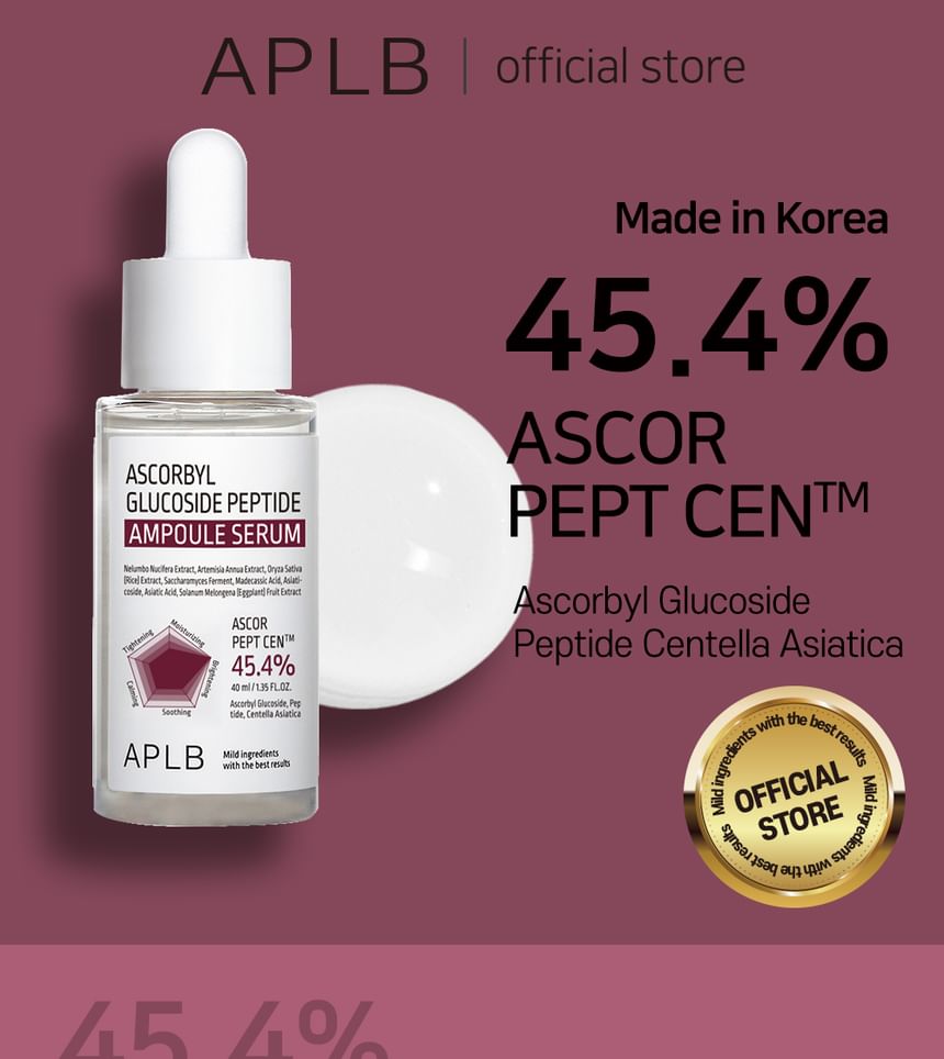 APLB - Ascorbyl Glucoside Peptide Ampoule Serum, 40ml, 65 g, 8809874684161