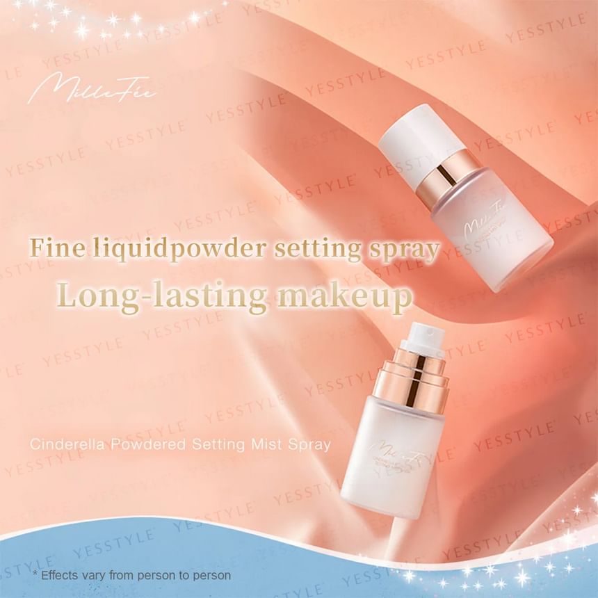 MilleFee - Cinderella Powdered Setting Mist Spray, 40ml, 103 g, 4571501174362