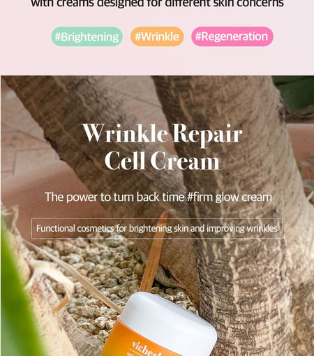 THE PURE LOTUS - vicheskin Wrinkle Repair Cell Cream, 50ml, 200 g, 8809738319987