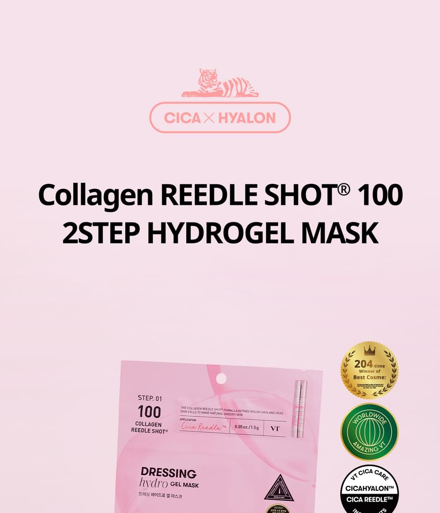 VT - Collagen Reedle Shot 100 2Step Hydrogel Mask, 1.5g + 33g, 90 g, 8803463007416