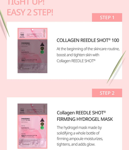 VT - Collagen Reedle Shot 100 2Step Hydrogel Mask, 1.5g + 33g, 90 g, 8803463007416