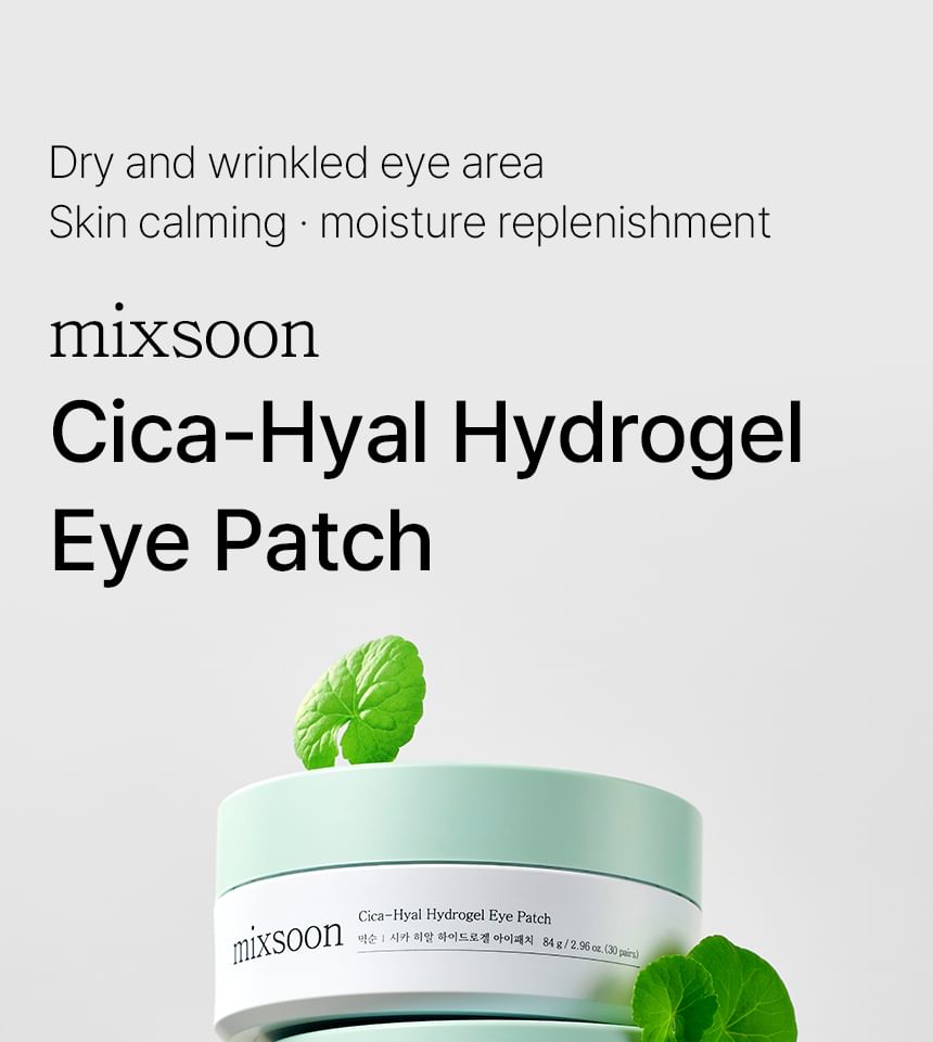 mixsoon - Cica-Hyal Hydrogel Eye Patch, 60 patches, 210 g, 8809732913341