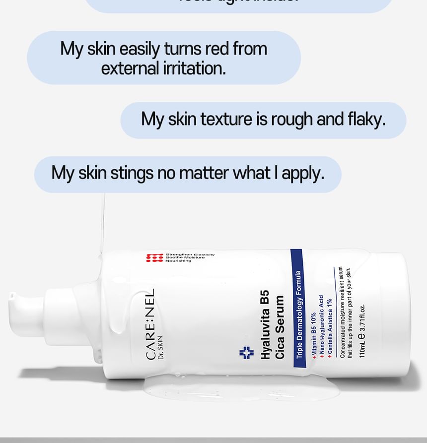 CARE:NEL - Hyaluvita B5 Cica Serum Jumbo, 110ml, 280 g, 8809915630409