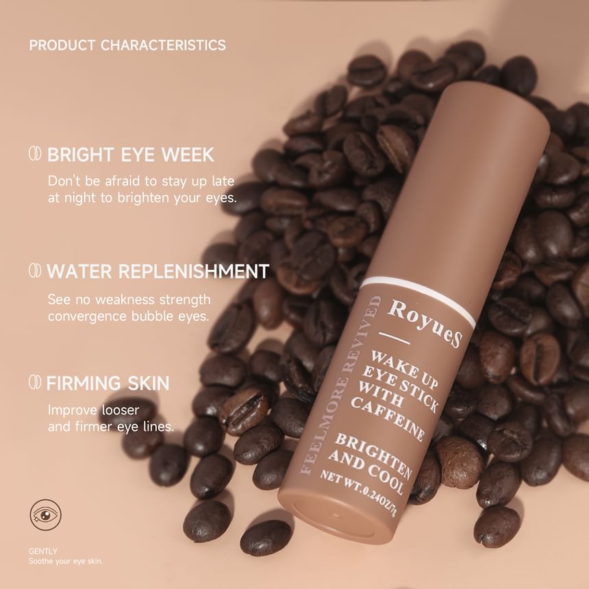 RoyueS - Caffeine Cool Eye Stick, 7g, 45 g, 6951286420997