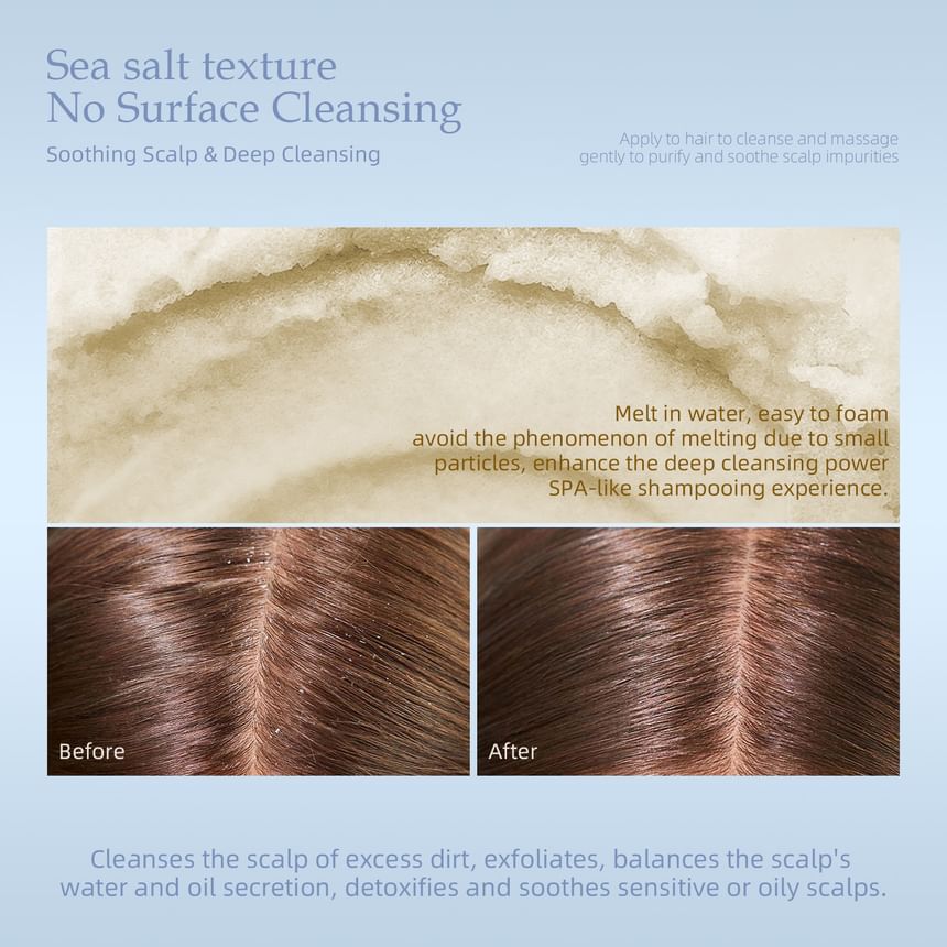 RoyueS - Sea Salt Purifying Scalp Scrub, 55ml, 106 g, 6951286421161