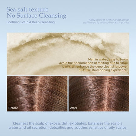 RoyueS - Sea Salt Purifying Scalp Scrub, 55ml, 106 g, 6951286421161