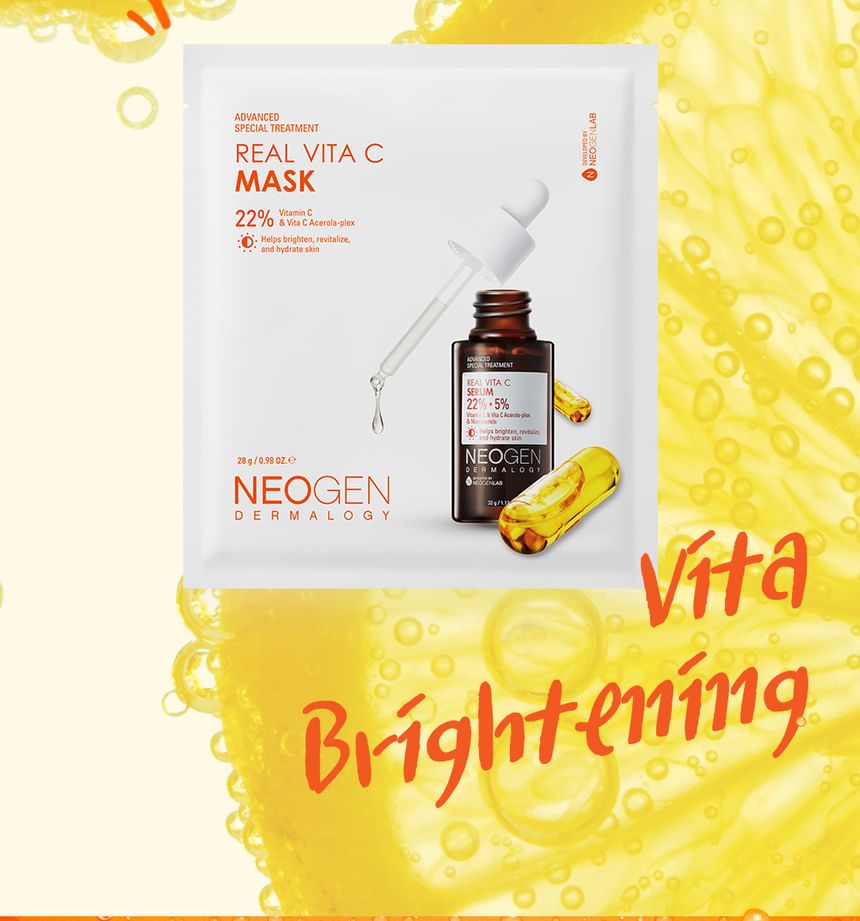 NEOGEN - Real Vita C Mask Set, 28g x 10 sheets, 560 g, 8809653248676