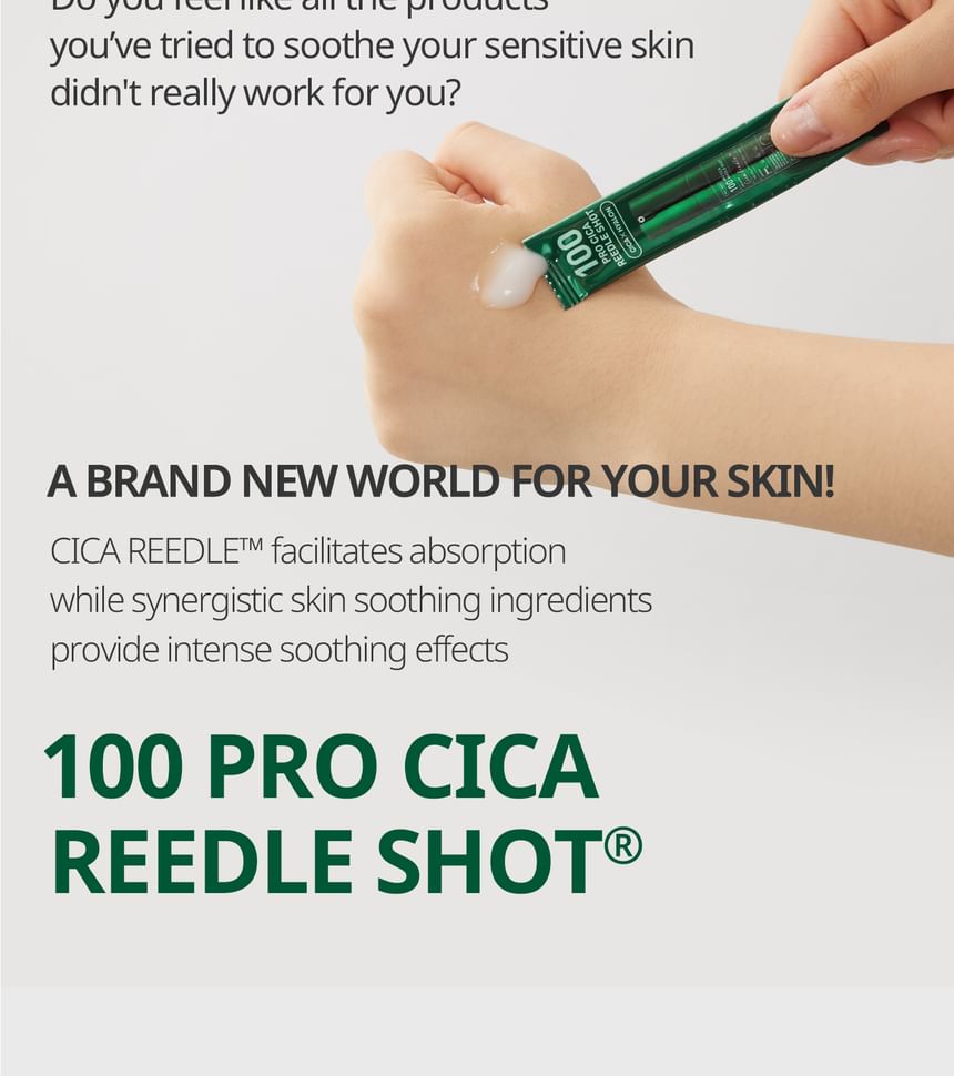 VT - Pro Cica Reedle Shot 100 Stick Pouch, 2ml x 10 pcs, 50 g, 8803463007324