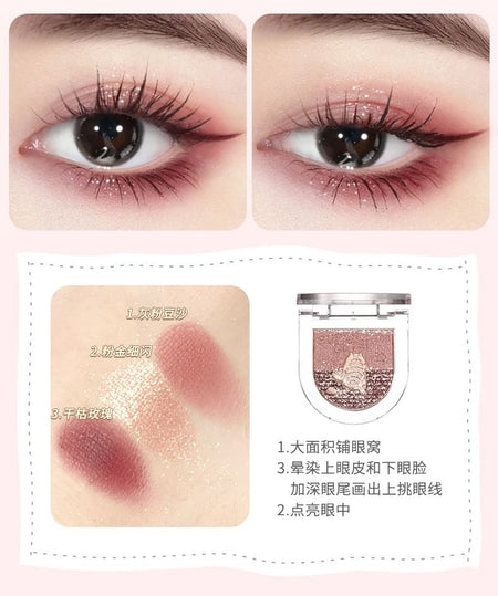 xixi - Gradient Eyeshadow Palette - Pink, #02 Pink - 5g, 100 g, 6970100676679