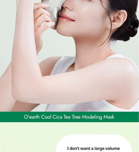 TONEfitSUN - O’earth Cool Cica Tea Tree Modeling Mask, 30g, 58 g, 8802221280146