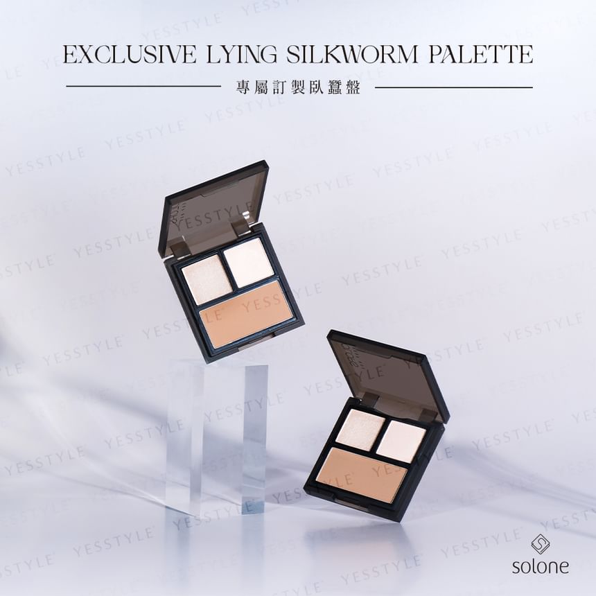 Solone - Exclusive Lying Silkworm Palette, 1 set, 160 g, 4713737754721