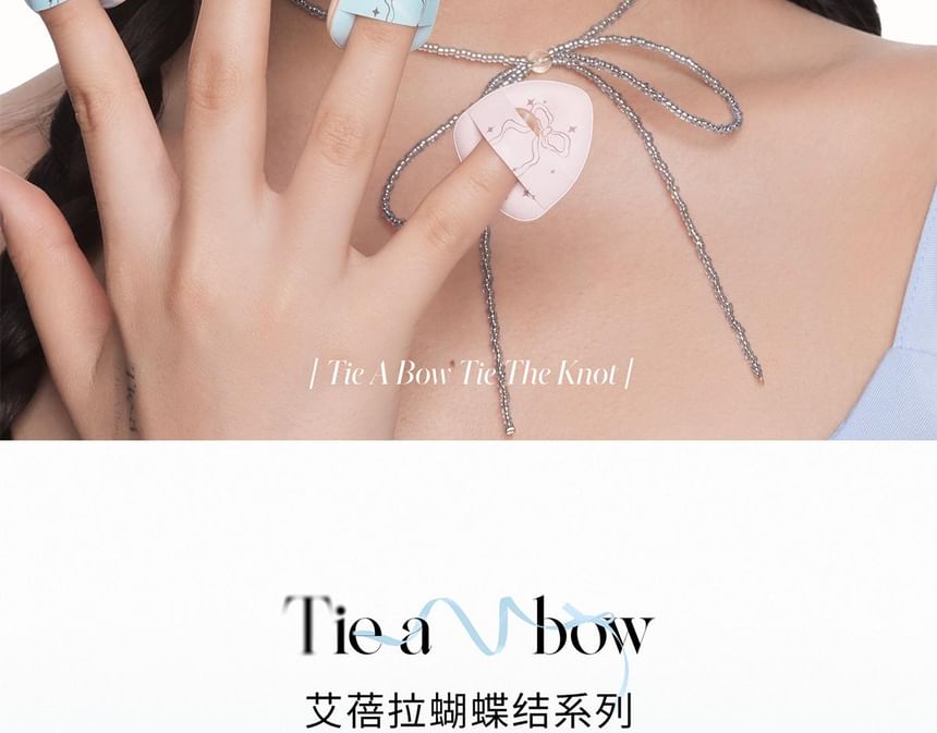 everbab - Bow Series Pink Bow Mini Finger Puff Set, Mini Finger Puff Set (6pcs), 48 g, 6975197280112