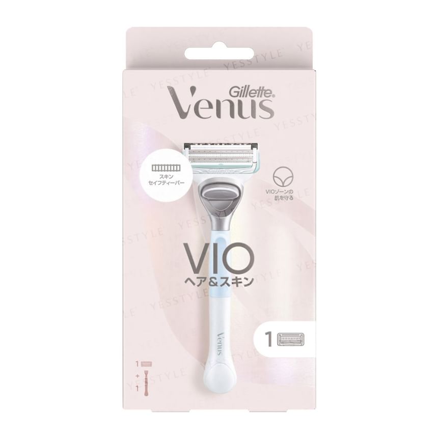 Gillette Japan - Venus VIO Hair & Skin Razor Body & 1 Blade, 1 Set, 90 g, 4987176111098