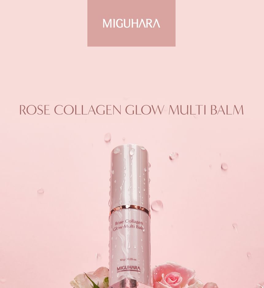 MIGUHARA - Rose Collagen Glow Multi Balm, 10g, 40 g, 8809850150673