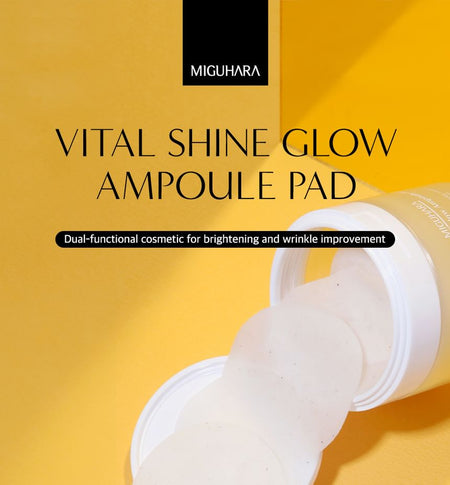 MIGUHARA - Vital Shine Glow Ampoule Pad, 70 pads, 278 g, 8809850150628