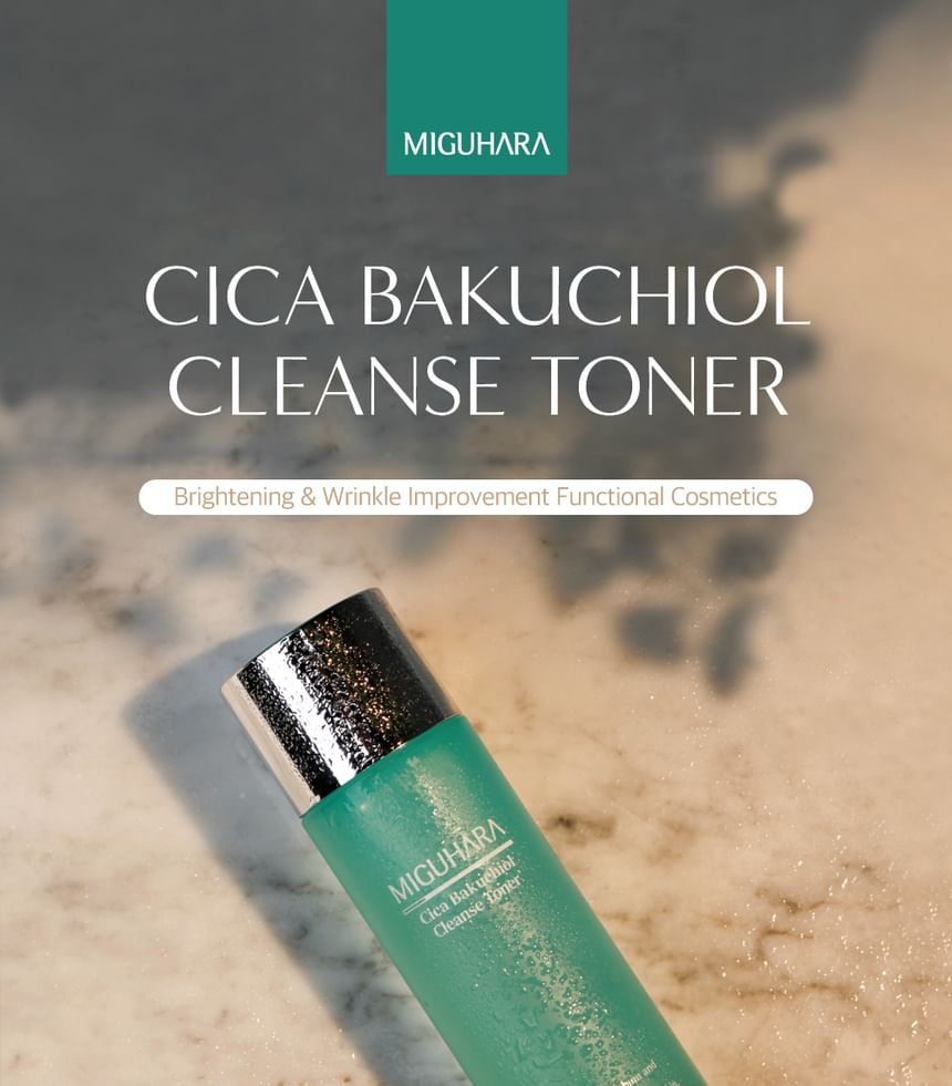 MIGUHARA - Cica Bakuchiol Cleanse Toner, 120ml, 176 g, 8809850150741