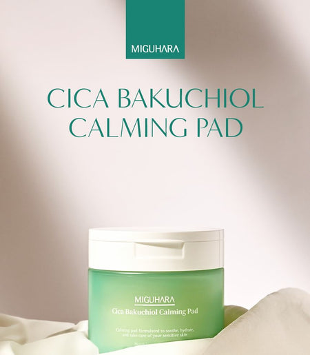 MIGUHARA - Cica Bakuchiol Calming Pad, 70 pads, 271 g, 8809850150642