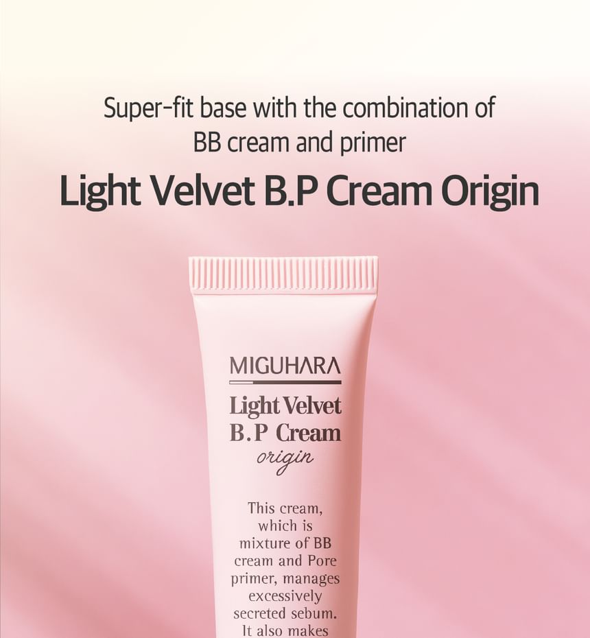 MIGUHARA - Light Velvet B.P Cream Origin, 30ml, 45 g, 8809144070984