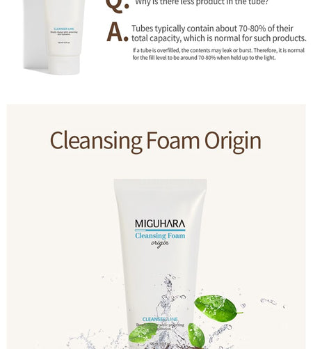 MIGUHARA - Cleansing Foam Origin, 120ml, 160 g, 8809551736183