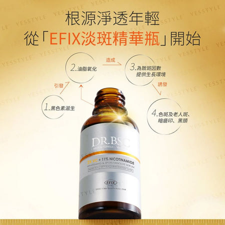 EFIX - DR.BSC 2X VC + 11% Nicotinamide Whitening & Spots Dissolve Serum, 30ml, 160 g, 4899761107617