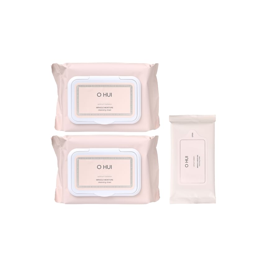 O HUI - Miracle Moisture Cleansing Sheet Jumbo Set, 14 pcs, 1366 g, 8801051487312