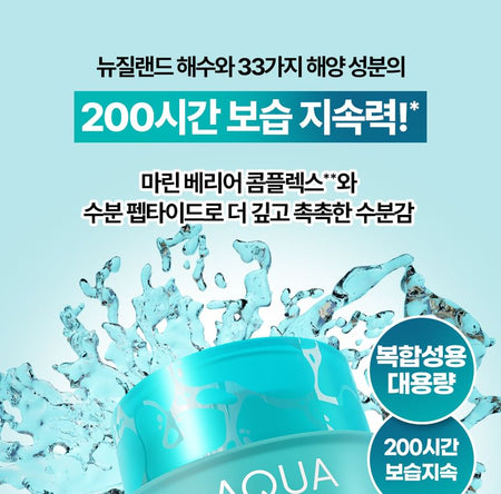 NATURE REPUBLIC - Super Aqua Max Combination Watery Cream Jumbo, Renewed - 120ml, 336 g, 8806173489091