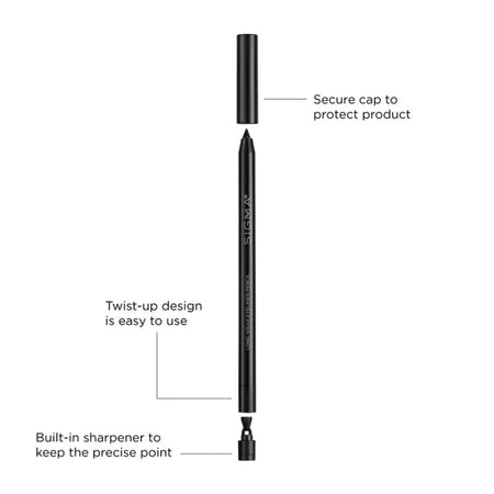 Sigma Beauty - Wicked Long Wear Eyeliner Pencil, Blackest Black, 11 g, 819430018857