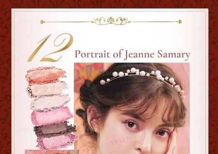 MilleFee - Painting Eyeshadow Palette 12 Portrait of Jeanne Samary, 6g, 60 g, 4571501175024