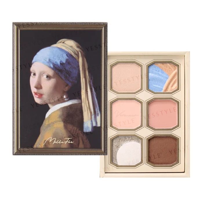 MilleFee - Painting Eyeshadow Palette 13 Girl with a Pearl Earring, 6g, 60 g, 4571501175031