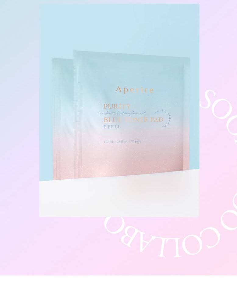 Aperire - Purity Blue Toner Pad Refill Only, 70 pads, 350 g, 8809675773040