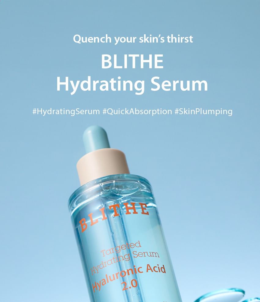 BLITHE - Targeted Hydrating Serum Hyaluronic Acid 2.0, 50ml, 130 g, 8809501660933