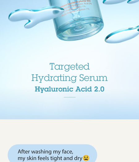 BLITHE - Targeted Hydrating Serum Hyaluronic Acid 2.0, 50ml, 130 g, 8809501660933