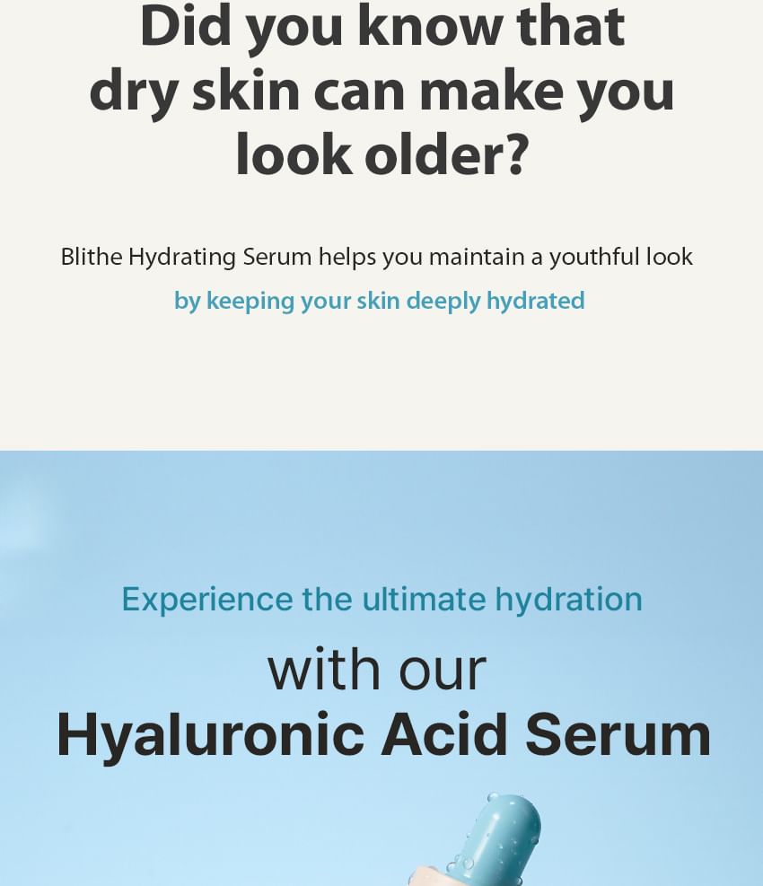 BLITHE - Targeted Hydrating Serum Hyaluronic Acid 2.0, 50ml, 130 g, 8809501660933