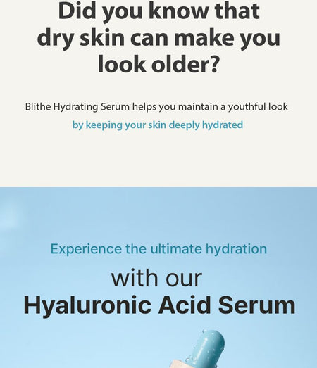 BLITHE - Targeted Hydrating Serum Hyaluronic Acid 2.0, 50ml, 130 g, 8809501660933