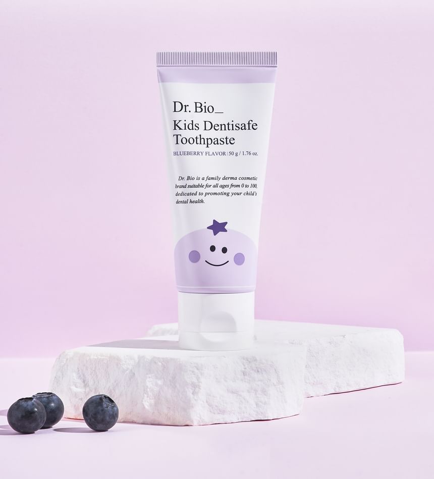 Dr. Bio - Kids Dentisafe Toothpaste, Blueberry Flavor, 130 g, 8806125404523