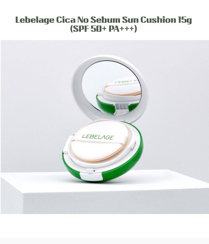 LEBELAGE - Cica No Sebum Sun Cushion, 15g, 80 g, 8809563069965