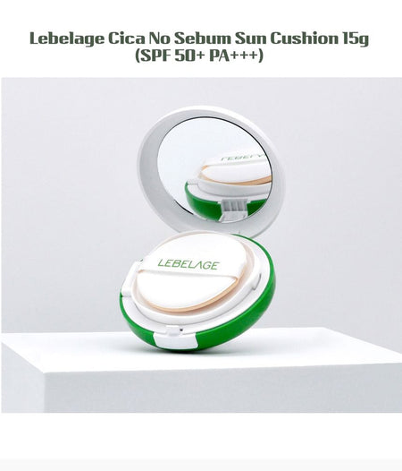 LEBELAGE - Cica No Sebum Sun Cushion, 15g, 80 g, 8809563069965