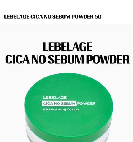 LEBELAGE - Cica No Sebum Powder, 5g, 35 g, 8809679092093