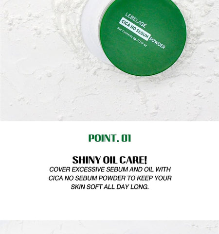 LEBELAGE - Cica No Sebum Powder, 5g, 35 g, 8809679092093