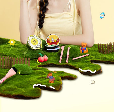 AMORTALS - Summer Flower Powder Puff Set Wiggle Wiggle Limited Edition, Puff Set (3pcs), 220 g, 6976416412840