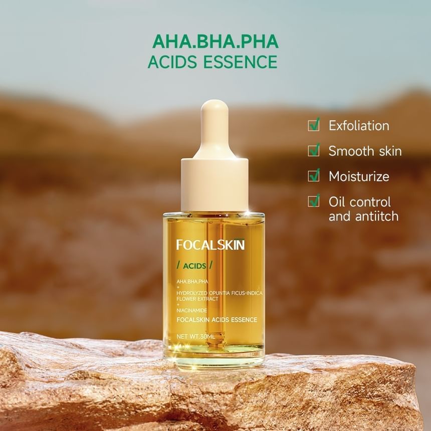 FOCALSKIN - Acids Essence, #Essence - 30ml, 50 g, 6941845813193