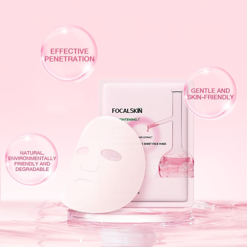 FOCALSKIN - Brightening Sheet Face Mask, #Face Mask - 1pcs 25ml, 33 g, 6941845820481