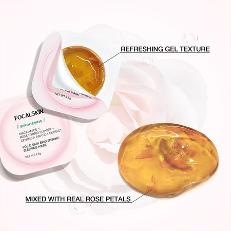 FOCALSKIN - Brightening Sleeping Mask, #Sleeping Mask - 1pcs 4.5g, 10 g, 6975508435910