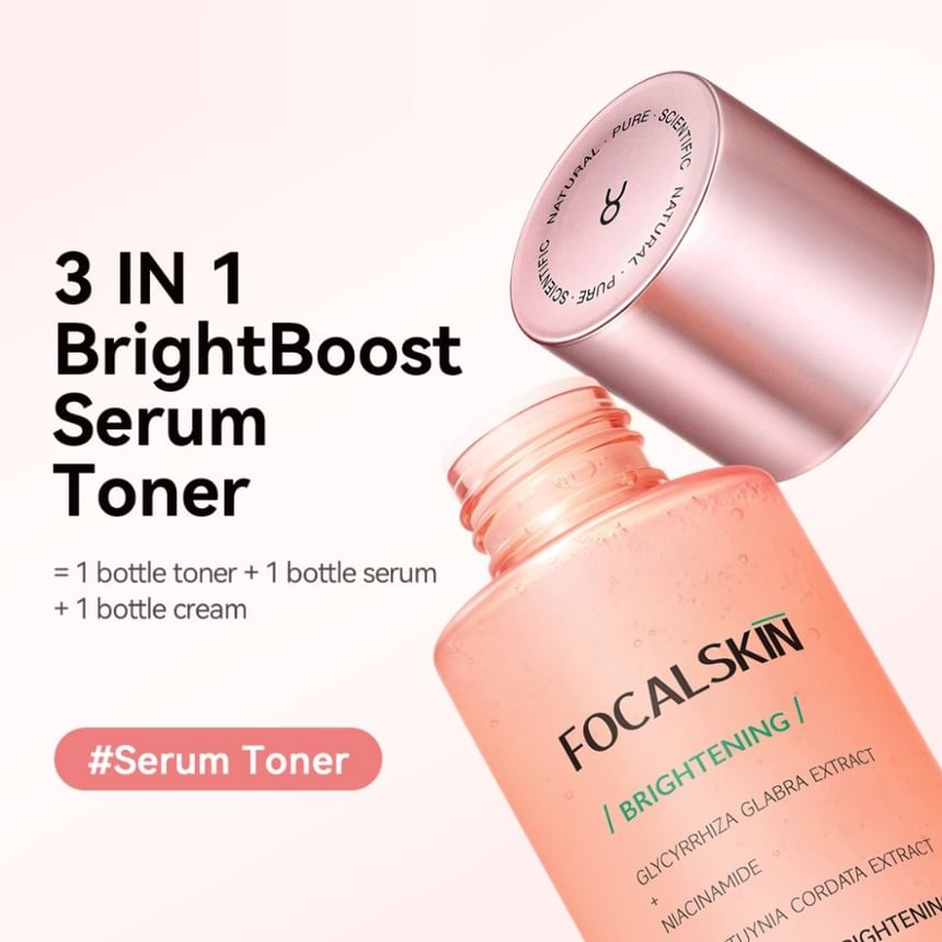 FOCALSKIN - Brightening Toner, #Toner - 100ml, 150 g, 6941845852635