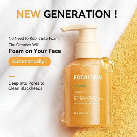 FOCALSKIN - Blackhead Remover Cleanser, #Bubble Cleanser - 120g, 150 g, 6941845813216