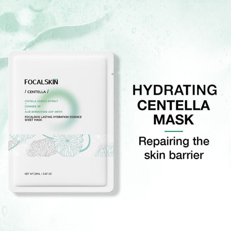 FOCALSKIN - Hydrating Centella Mask, #Hydration Mask - 1pcs25ml, 32 g, 6941845812912